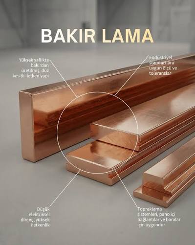 İşlenmiş Bakır Lama Üretimi